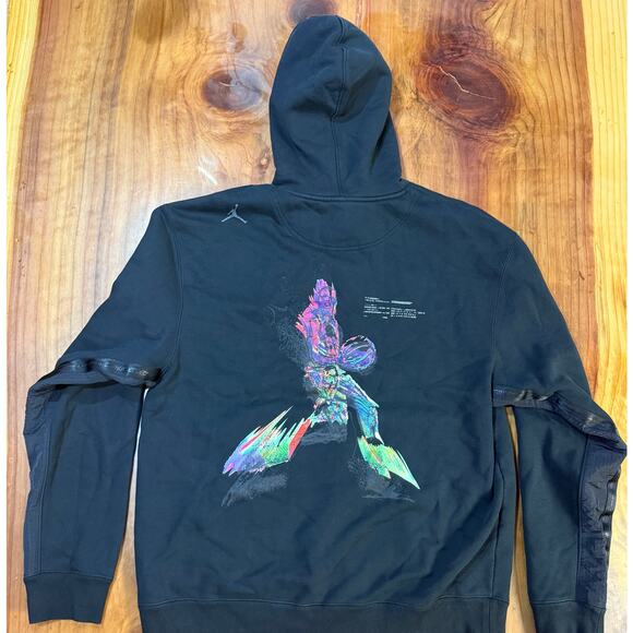 Jordan Men's Sweatshirt L DJ0202 Hoodie Zip Cotton Flight 23 Engineered E4-8 - Picture 1 of 6